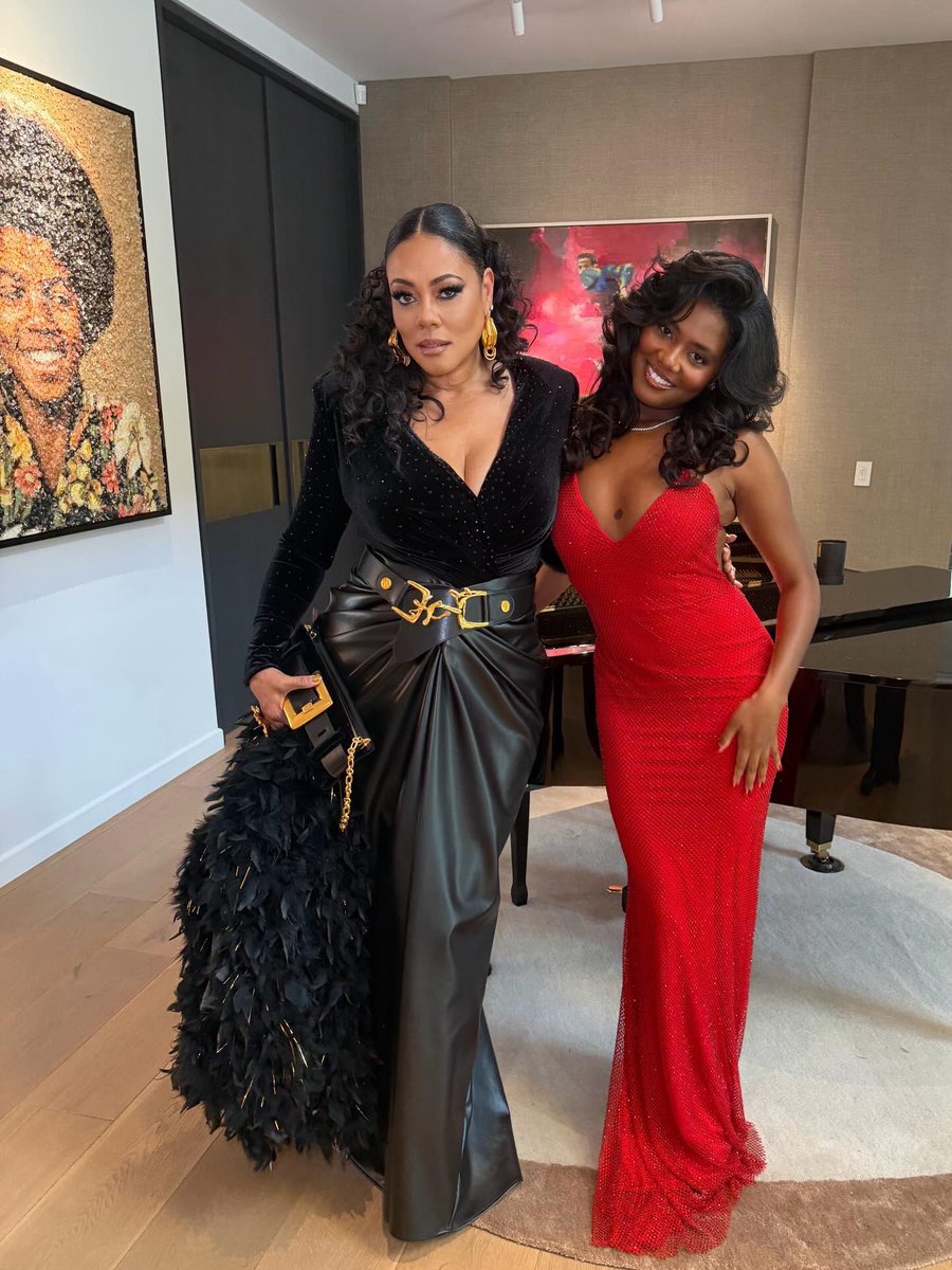 Lela Rochon and her mini-me, her daughter Asia Rochon Fuqua