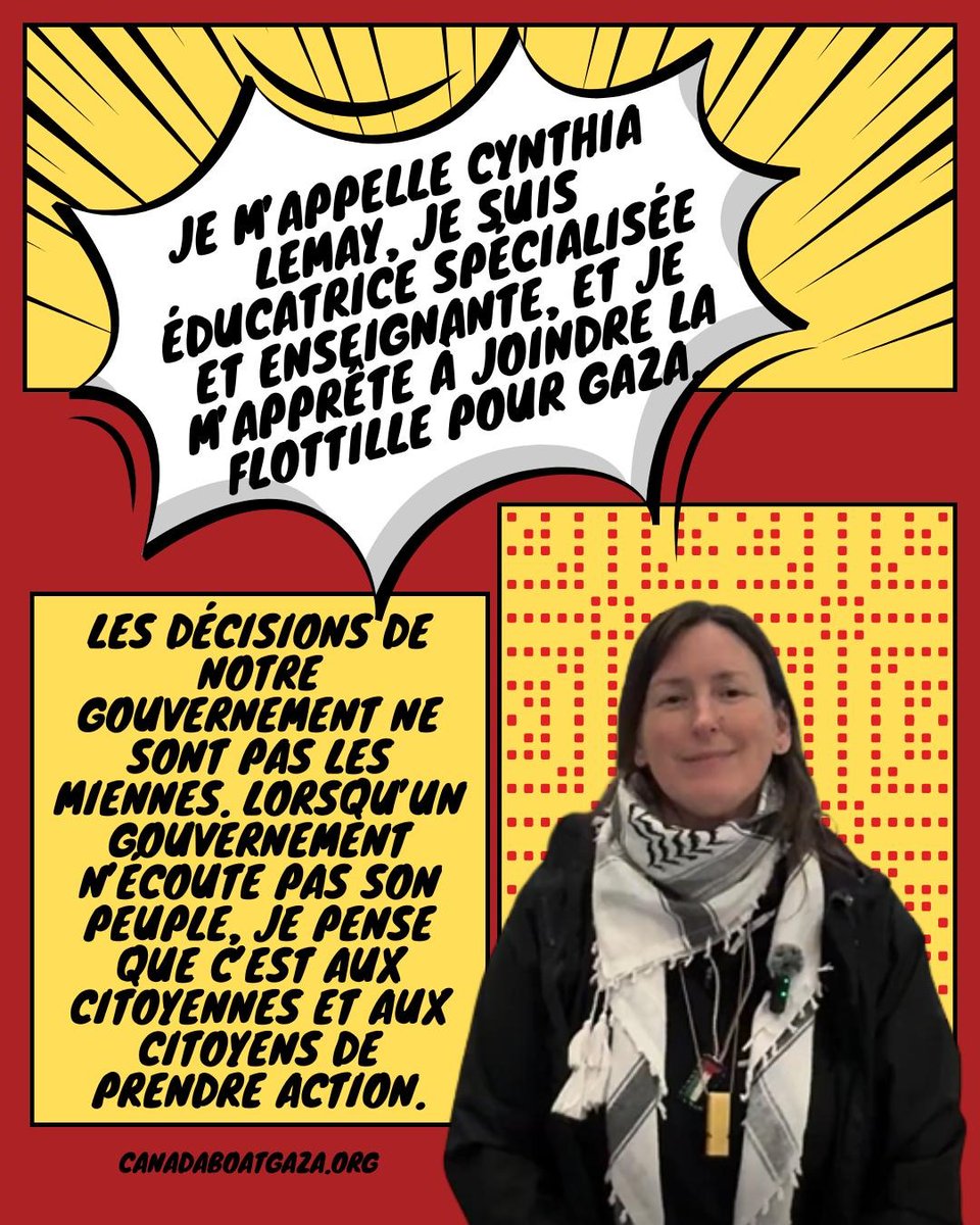 CanadaBoatGaza's tweet image. SOUTENEZ NOTRE MISSION
Joignez-vous à nous pour faire entendre votre voix et en réclamant la #justice et le respect des #droitsdelapersonne, afin de réveiller la conscience de l’humanité.
Soutenez financièrement le BCG #PERSEVERANCE et la #Gaza #FreedomFlotilla @GazaFFlotilla  du