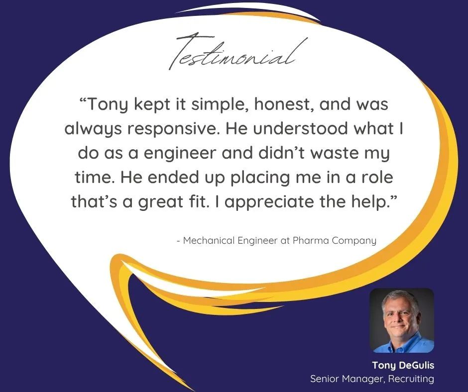 ScientificSch's tweet image. Big shoutout to Tony DeGulis on this placement 👏

Great work helping candidates land the right fit. 

#SciSearch #Recruiting #Engineering #LifeSciences