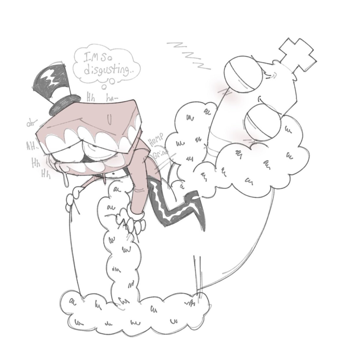RubAndRide's tweet photo. #royalteeth dryhumping #tadcnsfw #genitalcircus https://t.co/2tX1fPZpOl