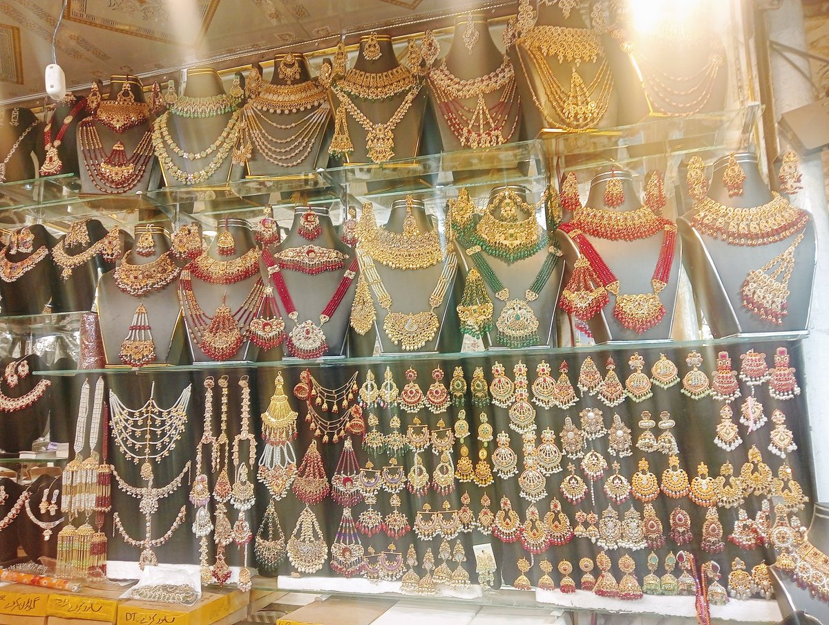 Um21002Umair's tweet image. Beautiful and colourful stylist necklaces ###With Gold work ####