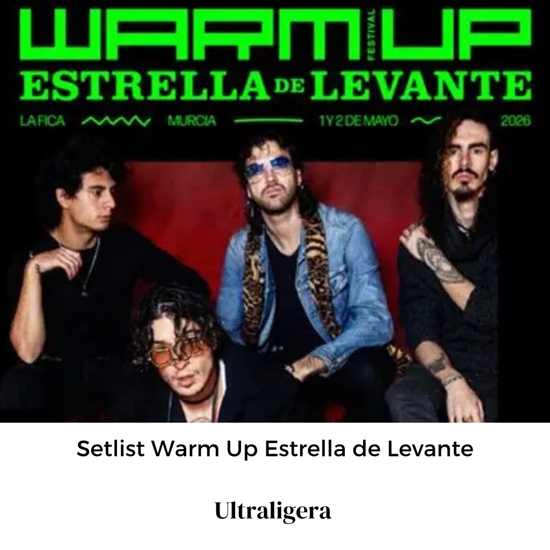 cultureria's tweet image. Tenéis en nuestra web los #setlistwarmup con bandas como @UltraligeraBand @BlocParty @wearejames y #deadletter