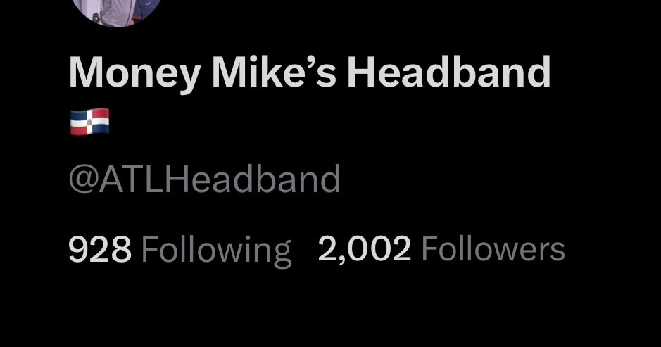 Money Mike’s Headband 🇩🇴 tweet media
