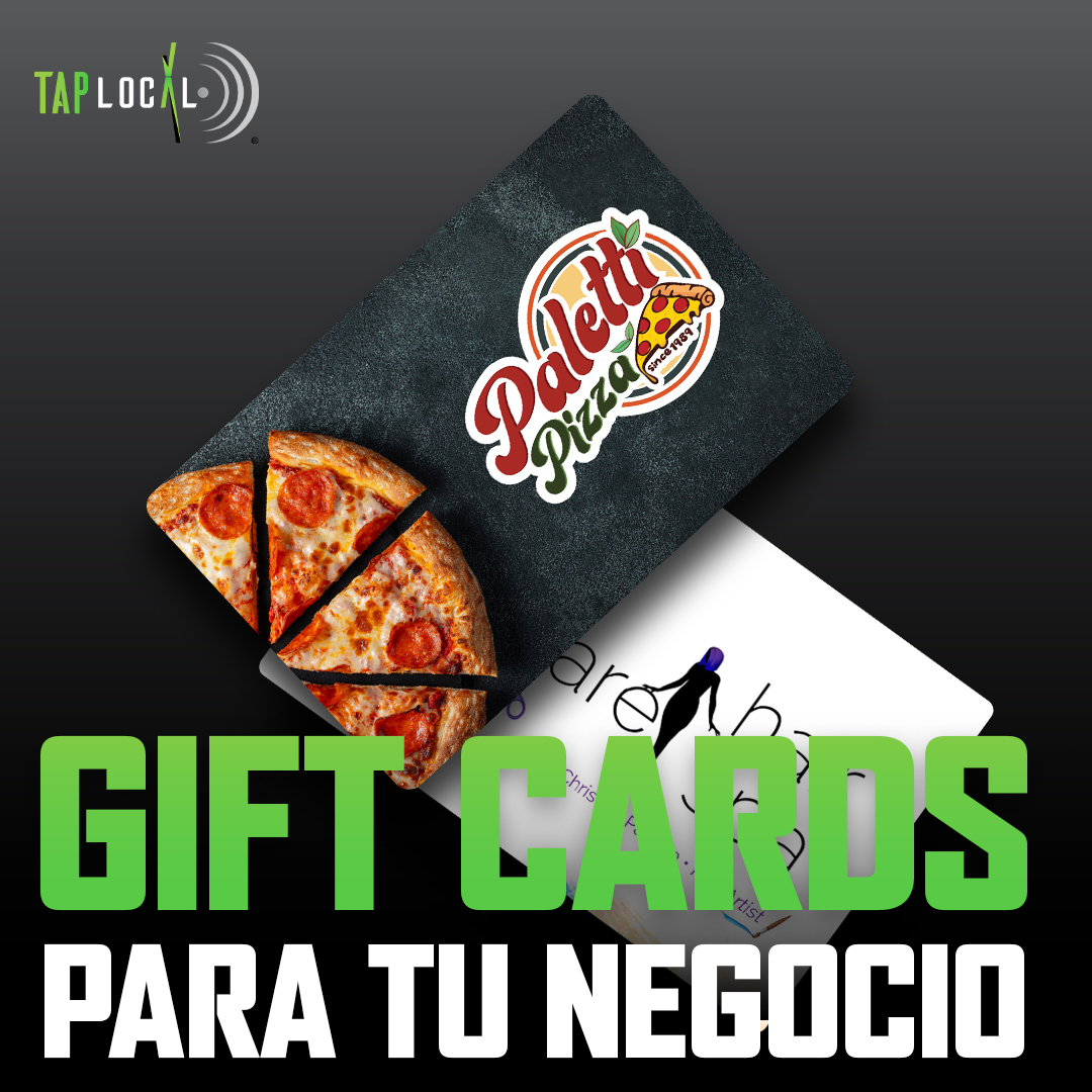 TapLocalPR's tweet image. ¿Sabías que puedes personalizar Gift Cards para tu negocio con Taplocal Puerto Rico? 💳

#TaplocalPR #marketing #giftcards