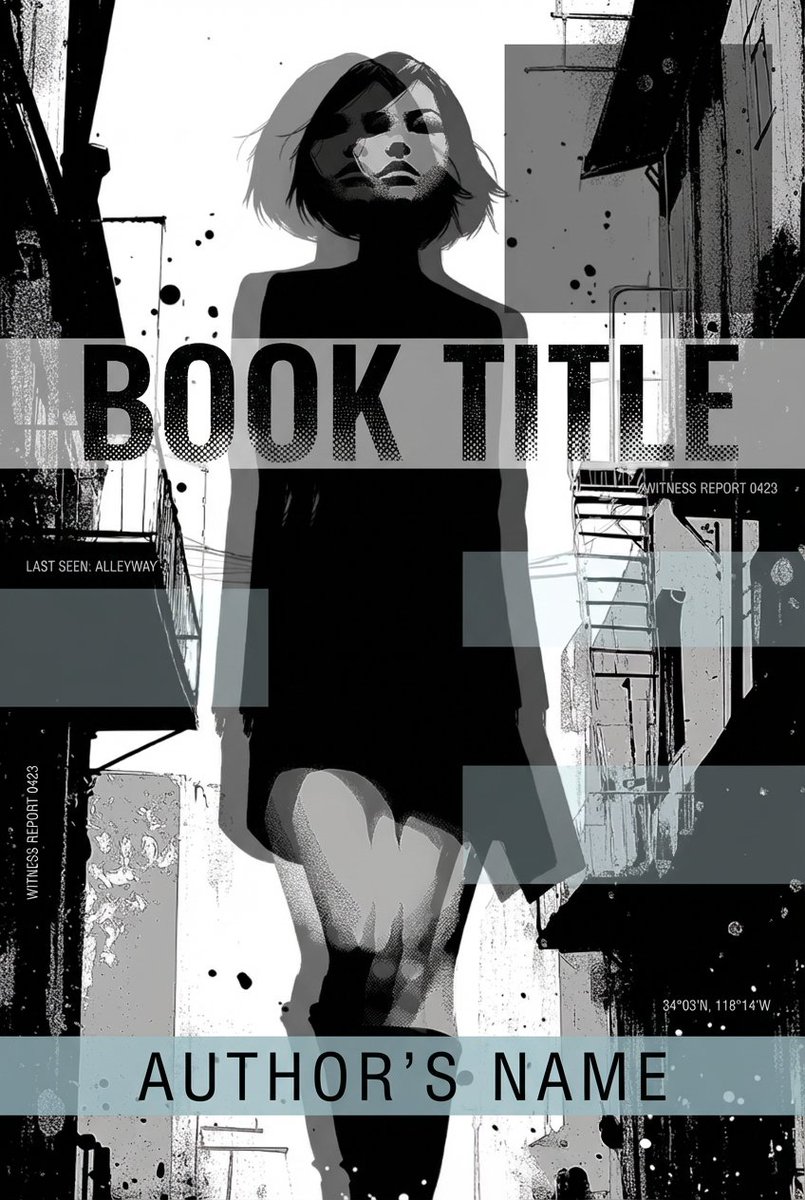 wolfart_design's tweet photo. Exclusive premade eBook cover for neo-noir, psychological thriller, crime fiction, or dark YA
Sold only once with an exclusive license. Title and author name will be customized for your book. PNG file ready for Amazon KDP.
Claim it in my Payhip shop https://t.co/ycyn4ezdvk https://t.co/4sFzEpWADn