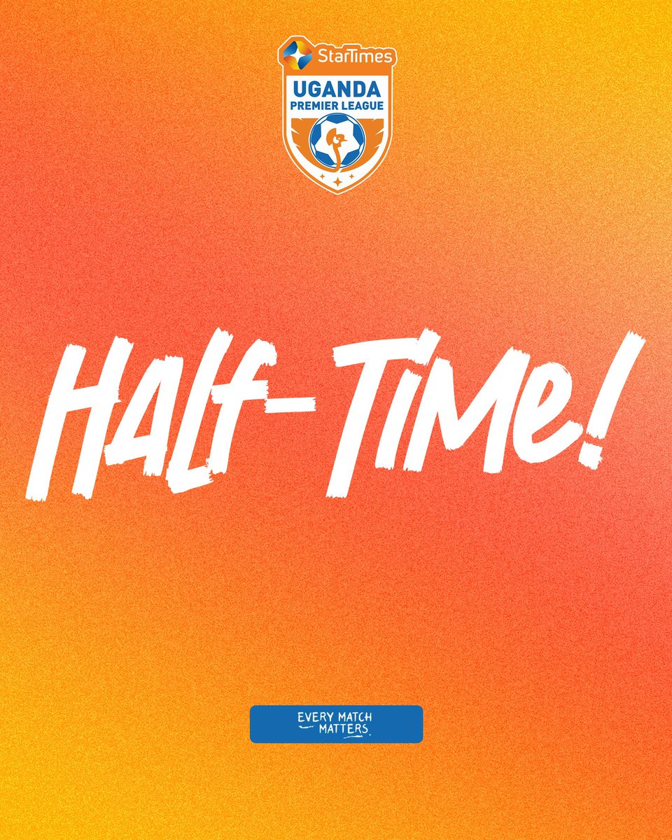 UPL's tweet photo. Half-time
KCCA FC 1-0 Vipers SC
#KCCVIP | #StarTimesUPL https://t.co/6e82TOG66e