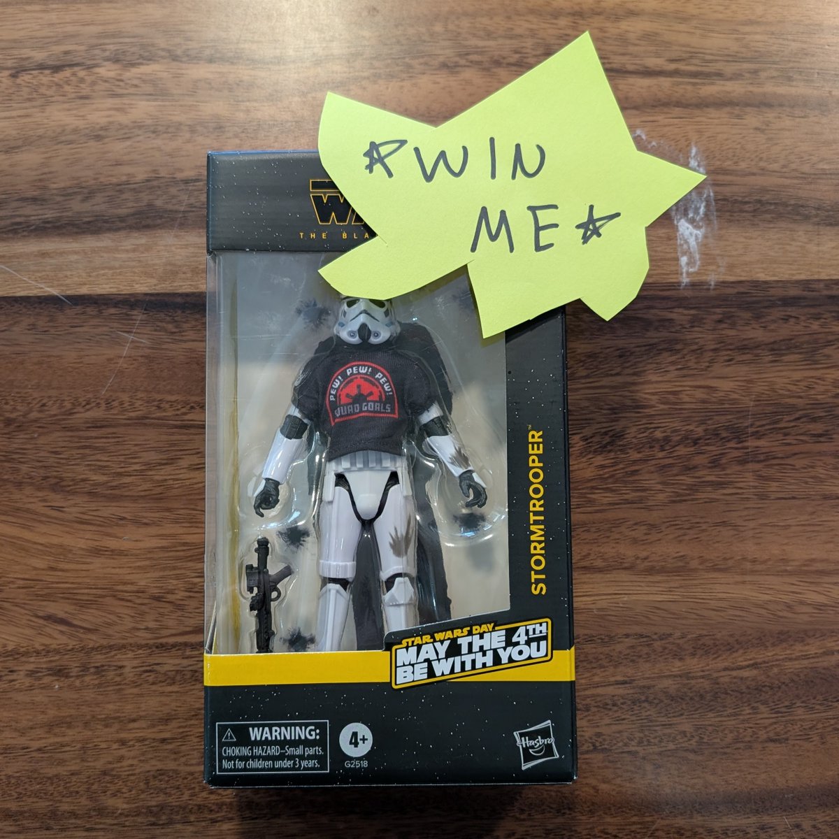 Roscostoys's tweet image. Givaway!

Come into Rosco's Retro Toy Barn to enter in to win this Star Wars day black series figure. Free to enter and receive an additional entry for purchases over $20 (Max of One more) #Giveaway #Maythefourthbewithyou #starwarsday

Name will be draw at end of day May 4, 2026.
