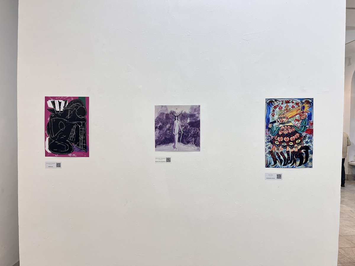 primitive_re's tweet photo. With fam @0xVestica @RubyRhizome  
in ULUS gallery, Belgrade https://t.co/5pGwOzCKiq