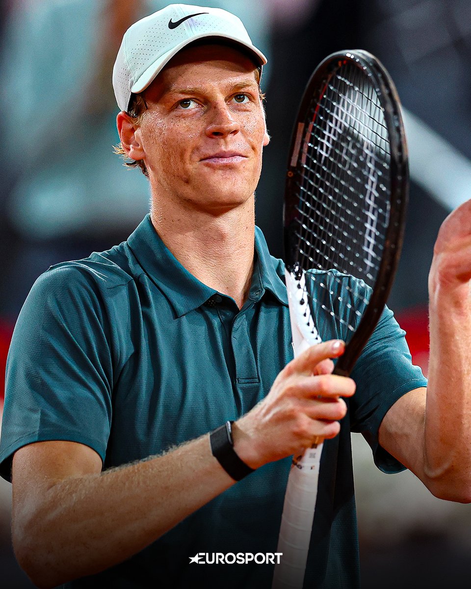 Eurosport_IT's tweet image. Record su record: semplicemente Jannik Sinner 👏💙

#Tennis #Madrid #Sinner