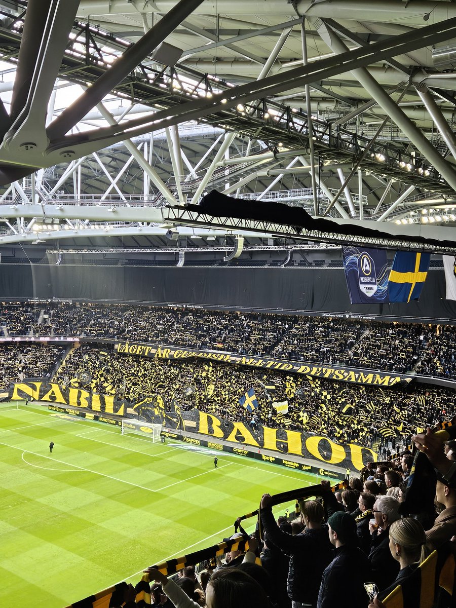 ⚫️🟡 AIK 0-1 Malmö FF 🔵⚪️

Ground 2️⃣9️⃣3️⃣
Game 9️⃣1️⃣ 2025/26
📅 Monday 27th April
🏟 Strawberry Arena
🏆 Allsvenskan 🇸🇪
👥 30,492

#groundhopper #groundhopping