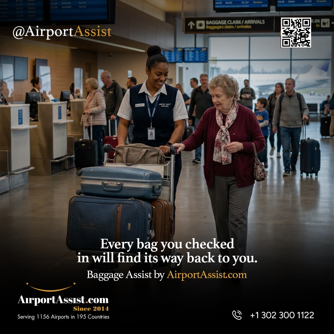 airport_assist's tweet image. Stop looking for your luggage.
With AirportAssist.com, it finds you.
Book Baggage Assistance now.
#BaggageAssistance #MeetAndGreet #Dubai #London #Singapore
