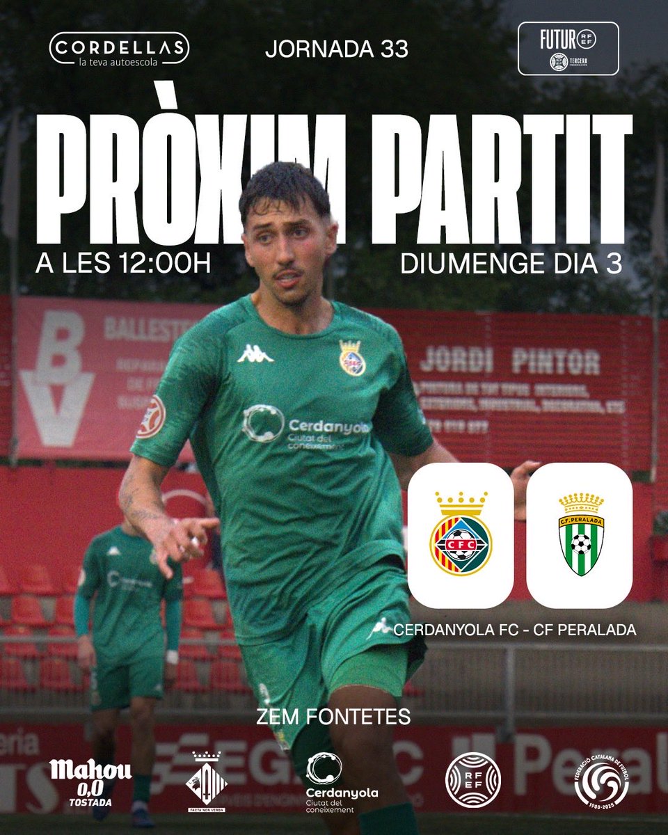 CERDANYOLA VALLÈS FC 💚 tweet media