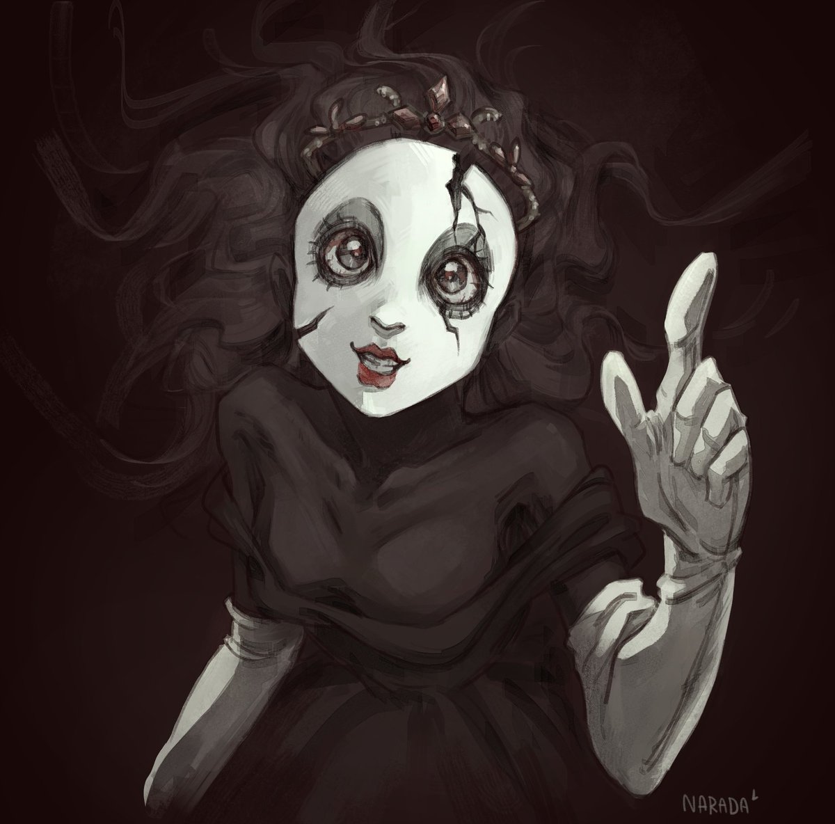 03Narada's tweet photo. Challenge myself to draw as many princesses from 'Slay the Princess' as possible before the end of May

'The Nightmare'

#fanart #digitalart #Slaytheprincess https://t.co/1mauOVQC1Y
