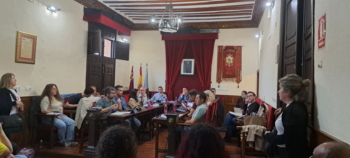 feccoormurcia's tweet photo. Ayuntamiento de Mula.
Primer debate municipal en defensa del desarrollo digno del primer ciclo de Infantil  (0-3). Buenas intenciones por parte de todos los grupos municipales. https://t.co/21UlwKCgpn