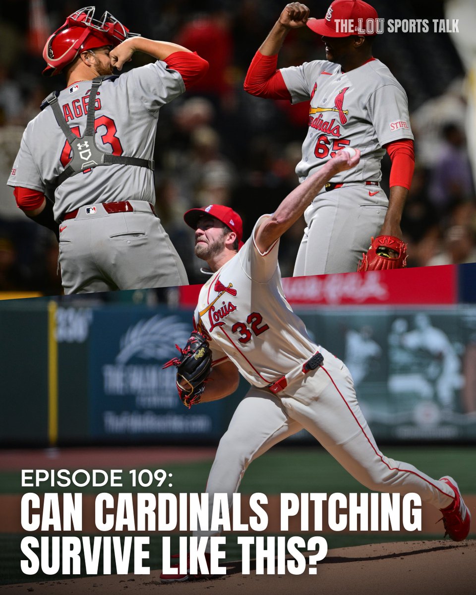 lousportstalk_'s tweet photo. Episode 109 is out!

The guys discuss the challenges the #STLCards will face during the month of May. Can the pitching survive this stretch if they continue to perform like they have through the first month?

Watch on YouTube or listen on Spotify or Apple Podcasts! #LouSportsTalk https://t.co/6kHWOJCkGg