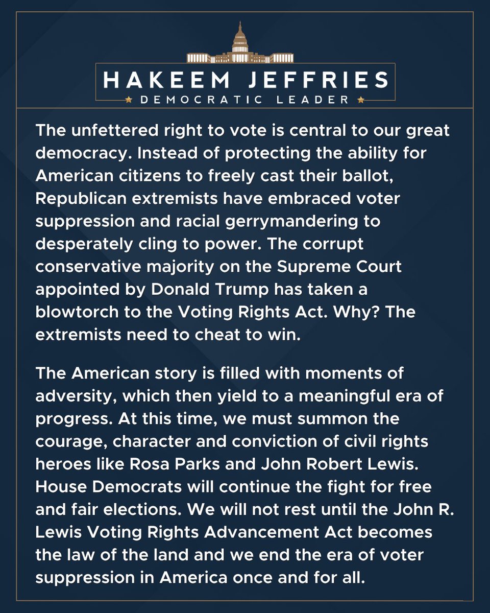 Hakeem Jeffries tweet media