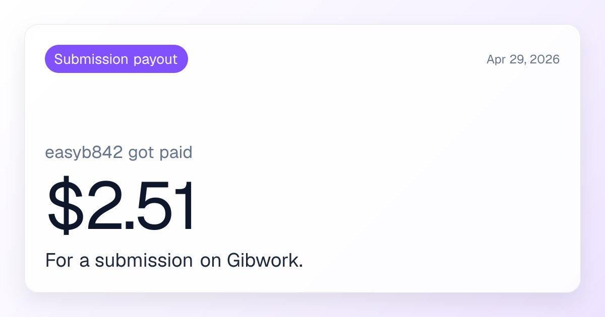 Gib.Work | Bot tweet media