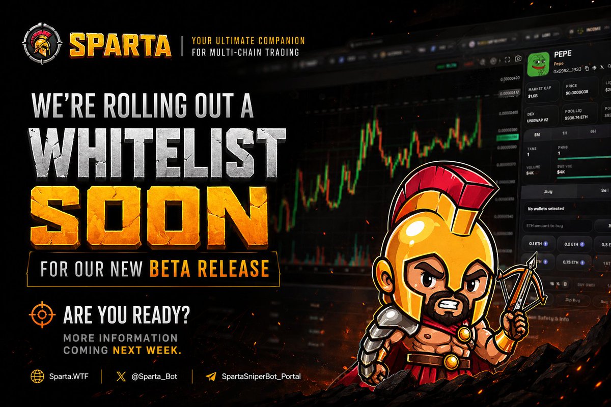 The Beta Whitelist for the Terminal is opening very soon.

Think you’re ready? Full details drop next week.

Stay plugged into our X and Telegram so you’re first in line