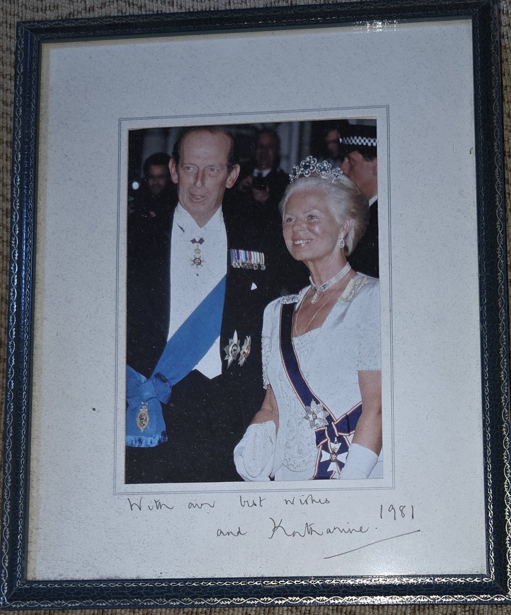 Andy_Broughton1's tweet photo. TRH The Duke and Duchess of Kent, a hand signed presentation photograph from 1981.
#DukeOfKent
#DuchessOfKent
#RoyalFamily
#Theandrewbroughtonautographcollection https://t.co/V17lnLpR8D