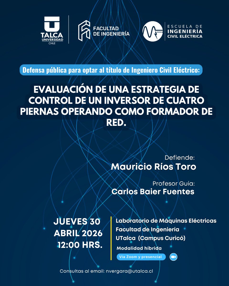 Ing. Civil Eléctrica UTalca tweet media