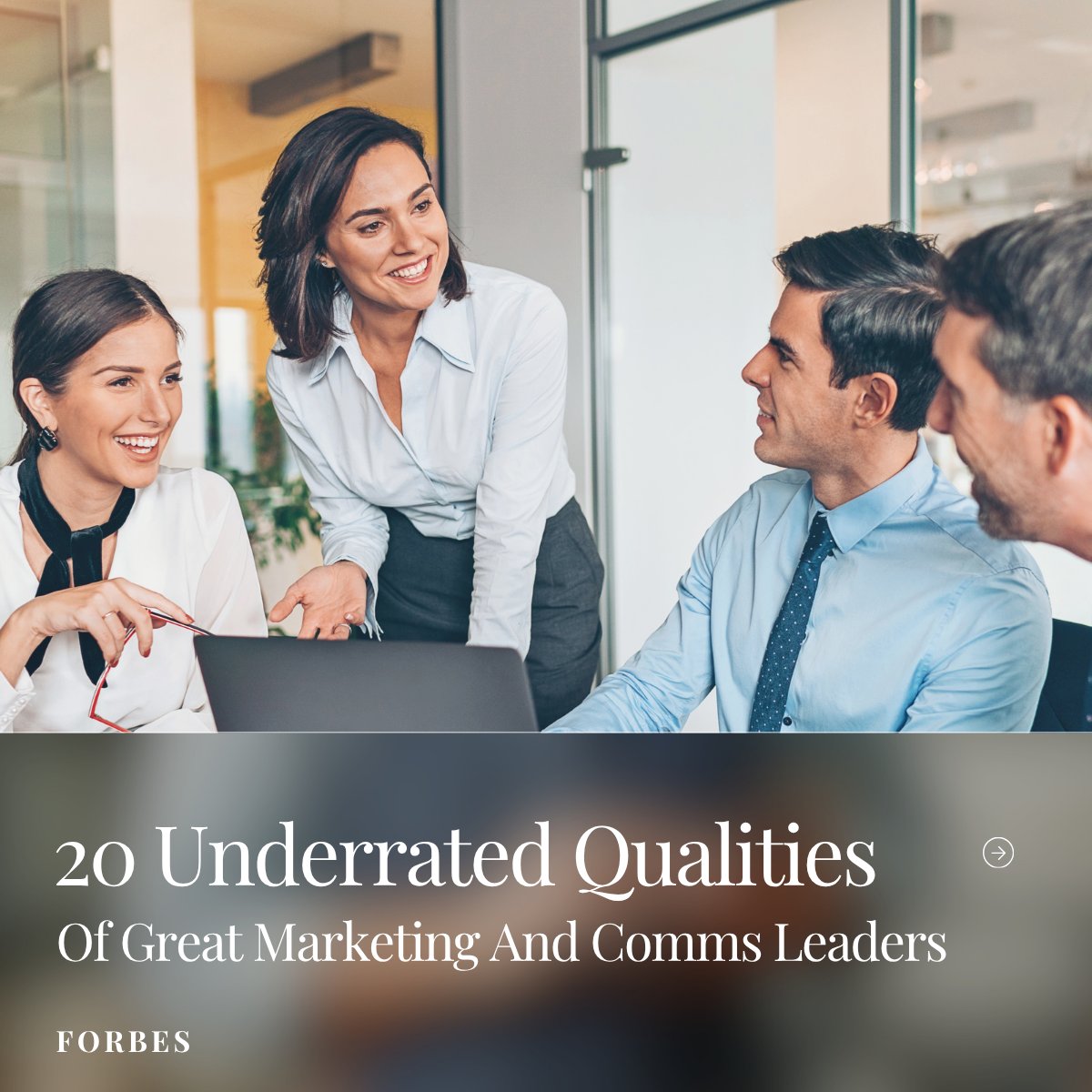 UPRAISE_PR's tweet photo. In @Forbes, VP Katie Jewett highlights one often overlooked leadership quality that can have a direct impact on creativity, team performance and the strength of the work itself: https://t.co/AKvBtxSvn4

#Leadership #MarketingLeadership #Communications https://t.co/Swqw6uxtkE