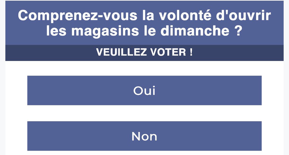 michelhenrion's tweet image. La dérive récurrente des questions bricolo de #QR le débat @RTBFinfo. Allez allez,  on réécrit donc correctement la question - une fois de plus biaisée-  qui devrait plutôt dire:  "Êtes-vous favorable ou opposé à l'ouverture des magasins le dimanche ? » (avec des options : Très