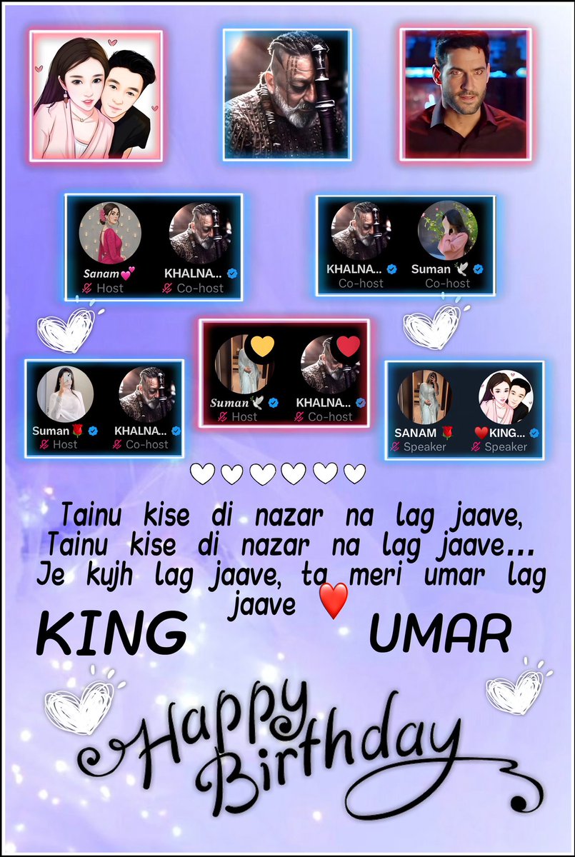 HAPPY BIRTHDAY KING UMAR ❤️🎂

From the moment you entered my life, everything became brighter, stronger, and full of love. You’re not just my friend king, you’re my safe place, my biggest supporter, my endless source of happiness, and the one who makes every day feel like a