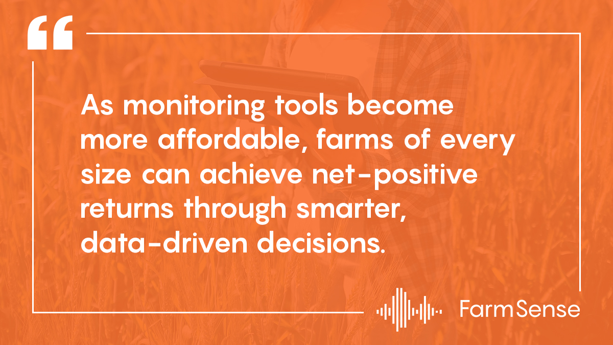 FarmSenseInc's tweet photo. Monitoring technology is more affordable than ever.

Lower labor costs. Optimized inputs. Stronger yields.

That’s measurable ROI. 🌱💻

Discover more at https://t.co/27k4CObd8A

#AgriFuture #SustainableAgriculture #PestManagement https://t.co/hVD12pUSZI