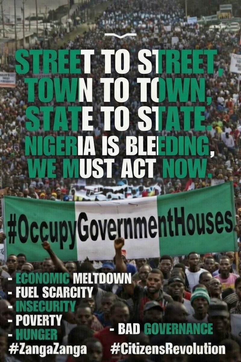 tahir100x's tweet image. 📣enough all of this rubbish distractions, nigeria is in a crazy situation atm! we coming out from tomorrow at all state house! 9ja must be great!🇳🇬🤍 #nofear 
join the greater nigeria telegram group

t.me/greaternigeria