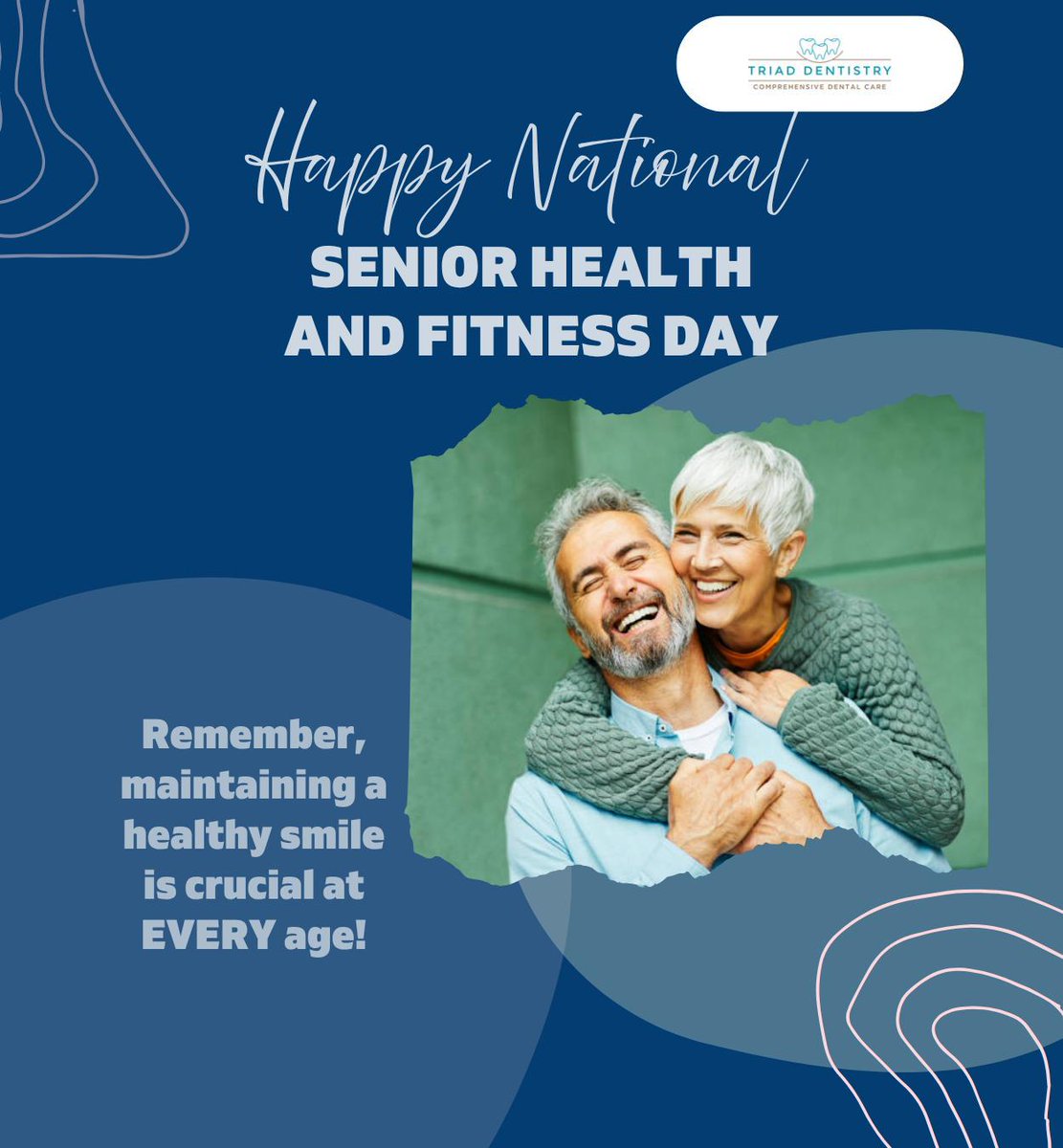 SHatcherDDS's tweet photo. Today, we celebrate the vitality of our senior community. Our dental team is here to support your oral health with personalized care to suit the needs of seniors. 

https://t.co/YXZLHiyYwI 

#seniorhealth #seniorfitness #seniordentalcare #greensboro #NC #triaddentistry https://t.co/yatLCqRxjd