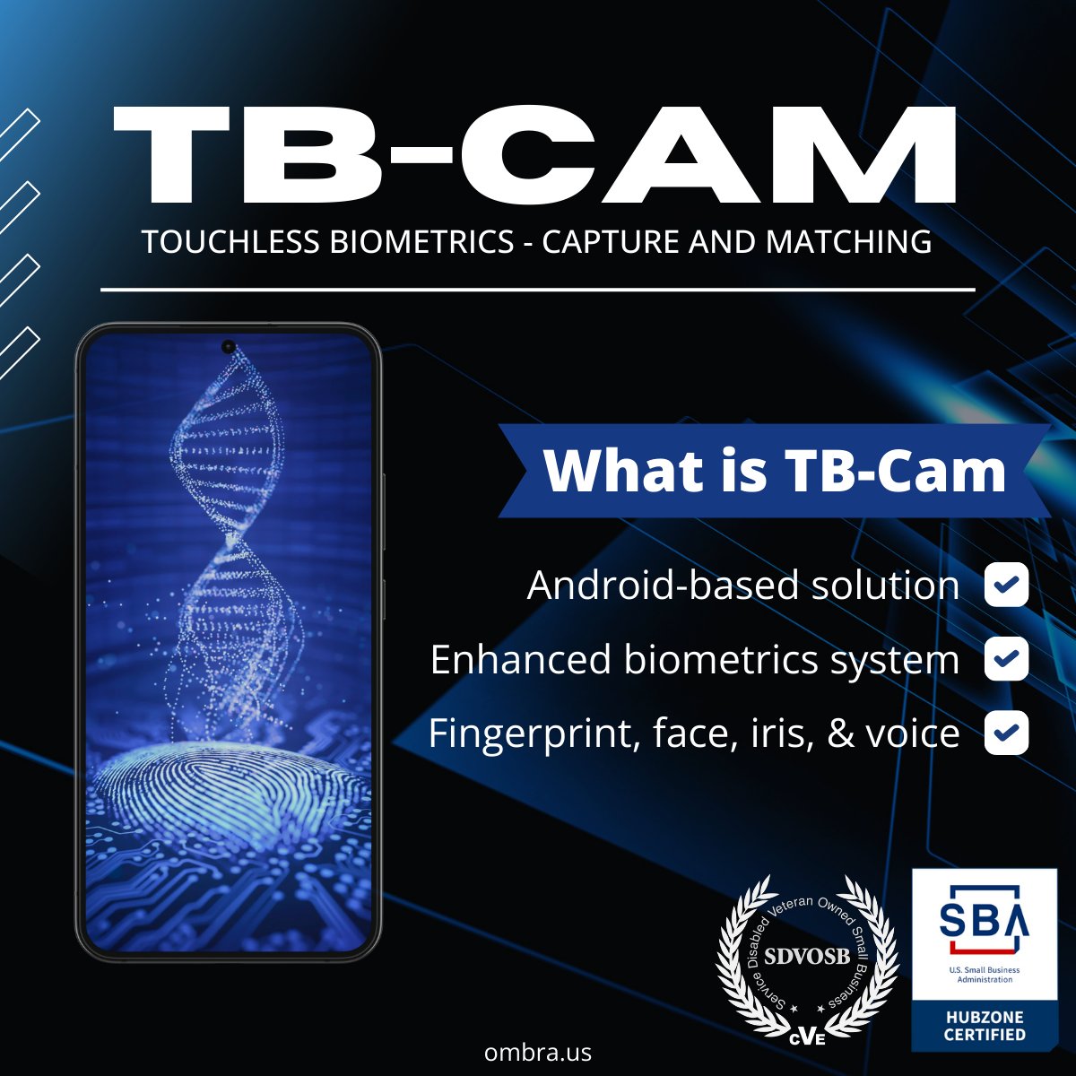 OMBRA_LLC's tweet image. Multimodal Identity Solutions📱

Operational environments demand flexible identity verification. TB-CAM supports fingerprint to facial recognition for efficient biometric matching when conditions aren't ideal.

Connect with us to learn more👉 zurl.co/MMrwt 
#Biometrics
