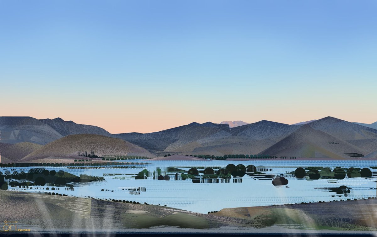 blumbop's tweet image. my 2nd #pleinairpril 🥺 work swampin me but I triess

#procreate #nopleinnogain