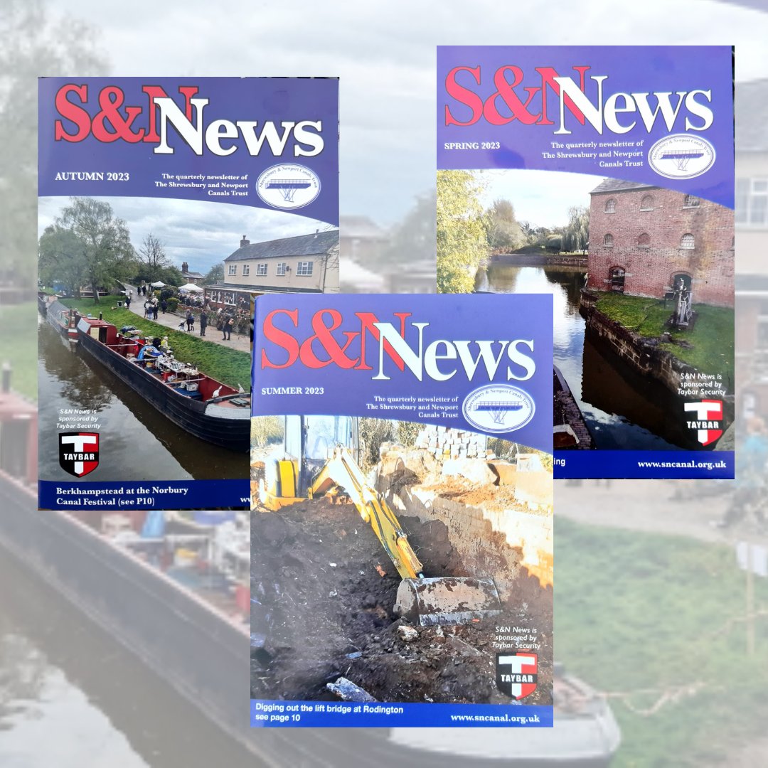 If you are already a member, the latest issue of S&amp;N News should have just arrived! Even if you follow us on social media there is sooooo much more in the magazines. Membership is 
key to our fundraising - so why not join us? Memberships start at £10.

sncanal.org.uk/connect-with-u…