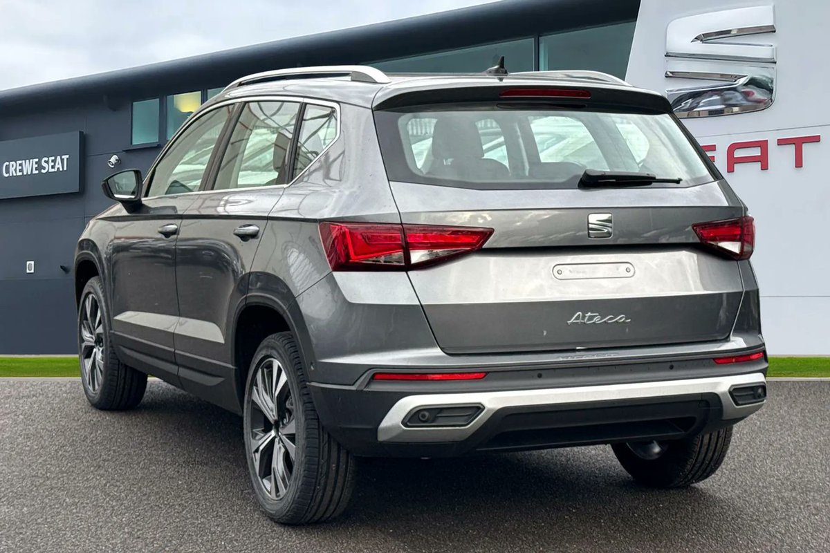 creweseat's tweet image. The SEAT Ateca 1.5 TSI EVO SE Technology in striking Graphite Grey is a stylish and practical SUV that delivers on both looks and performance 🚗✨

🔗swanswaygarages.com/vehicle-detail…

A well-equipped SUV that’s ready for anything 👌🔥

#SEATAteca #UsedCars #SUV #CarForSale #SEATUK