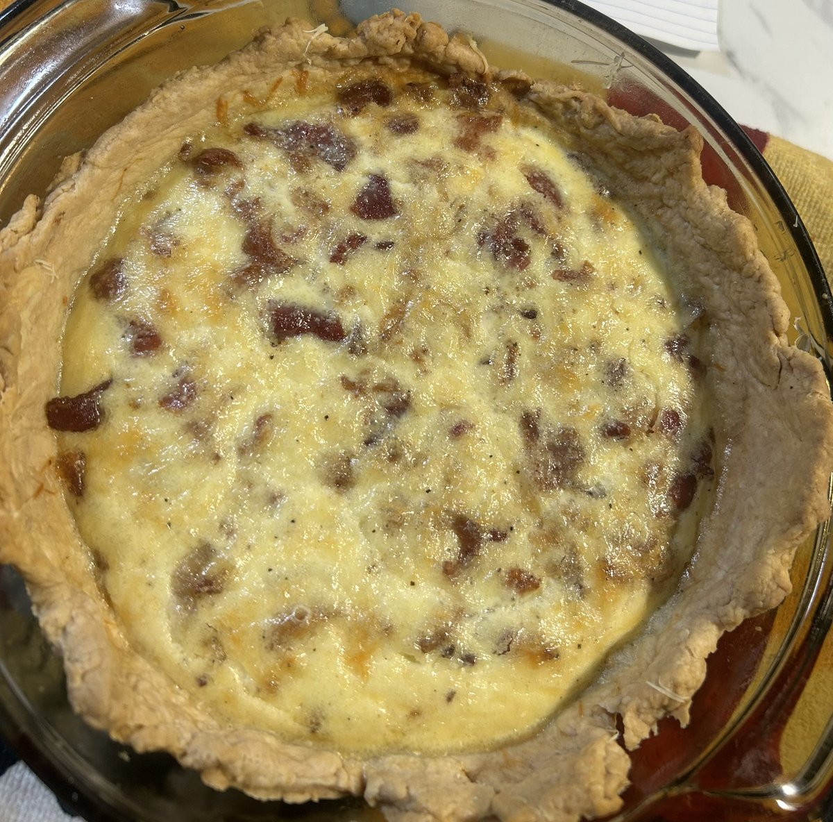 JitCheezy's tweet photo. Quiche Lorraine  Turned Out Amazing 😎
#Quiche #Lorraine #FrenchDish #Food #MasterChef https://t.co/CyKvCQKnTP