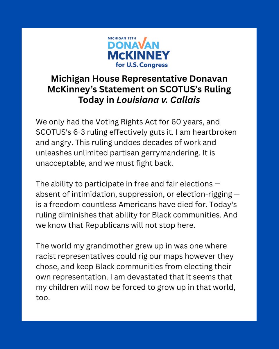 Donavan McKinney tweet media