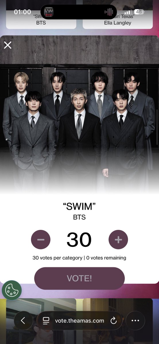 𝟭𝟯% ‎☆ SWIM #1 HOT 100🎉💜 tweet media