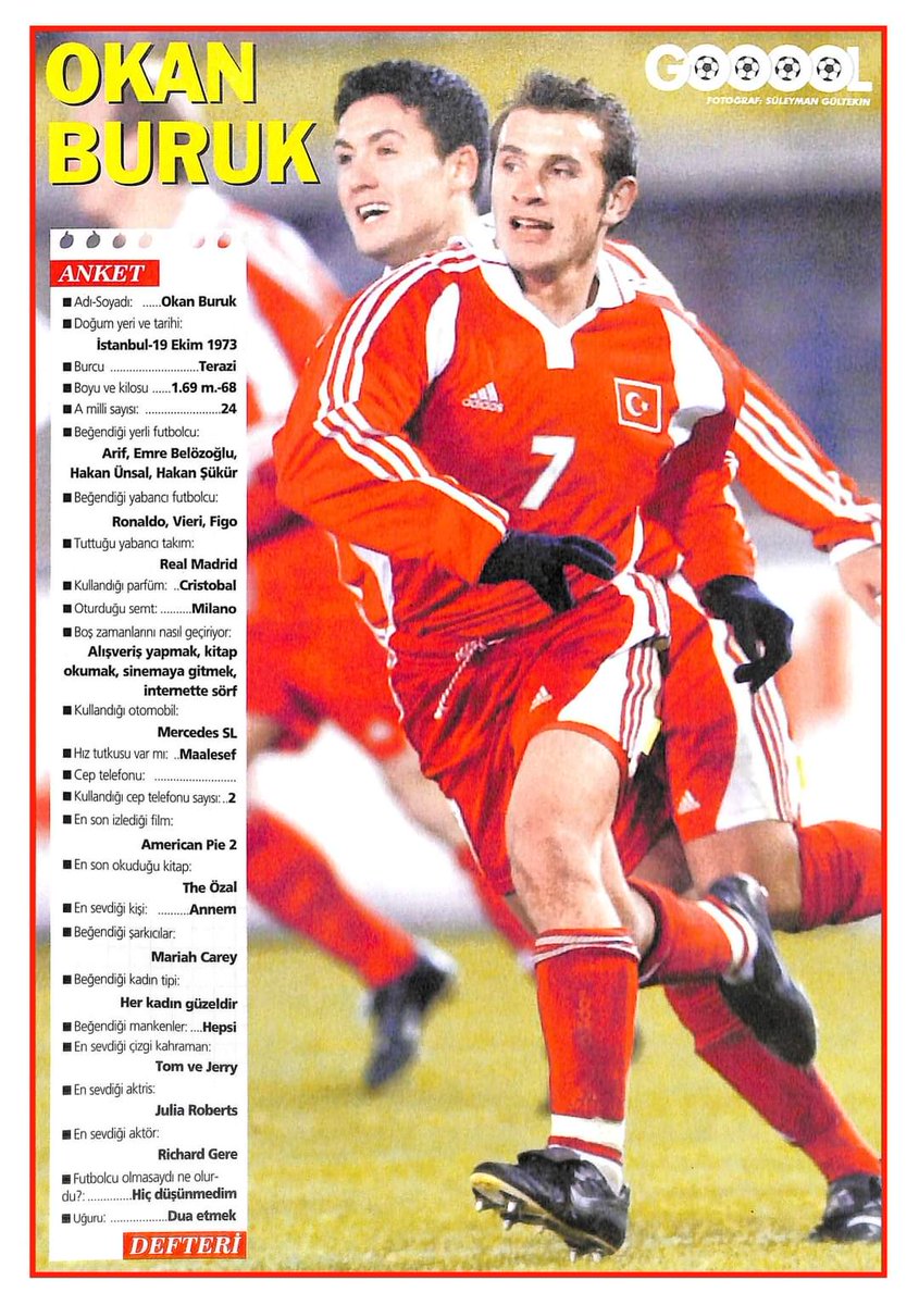 EskiTurkiyetwit's tweet photo. Milano'da oturuyor, hız tutkunu, her kadını güzel buluyor, her mankeni beğeniyor: 2002 model Okan Buruk

Star Gazetesi, GOOOOLL eki https://t.co/JVlmf9fjyV