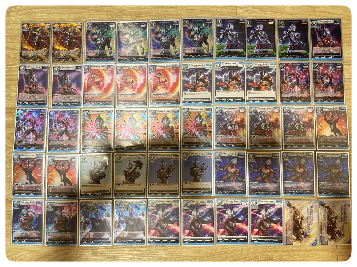 jvvp9's tweet photo. 📖 四月2026 – GC
⭕️❌❌ Zetton/Belial, Decker
⭕️⭕️ Geed, Tiga/Blazar
⭕️❌❌ Nexus/Max, Dyna/Arc

Another practice session with fellow SG Ultra Leaguers preparing for Worlds. Still managed to sneak into Top 8 with just 1 win. 😅

#UltramanCardGame #ウルトラマンカードゲーム https://t.co/m7bZW6VV6j