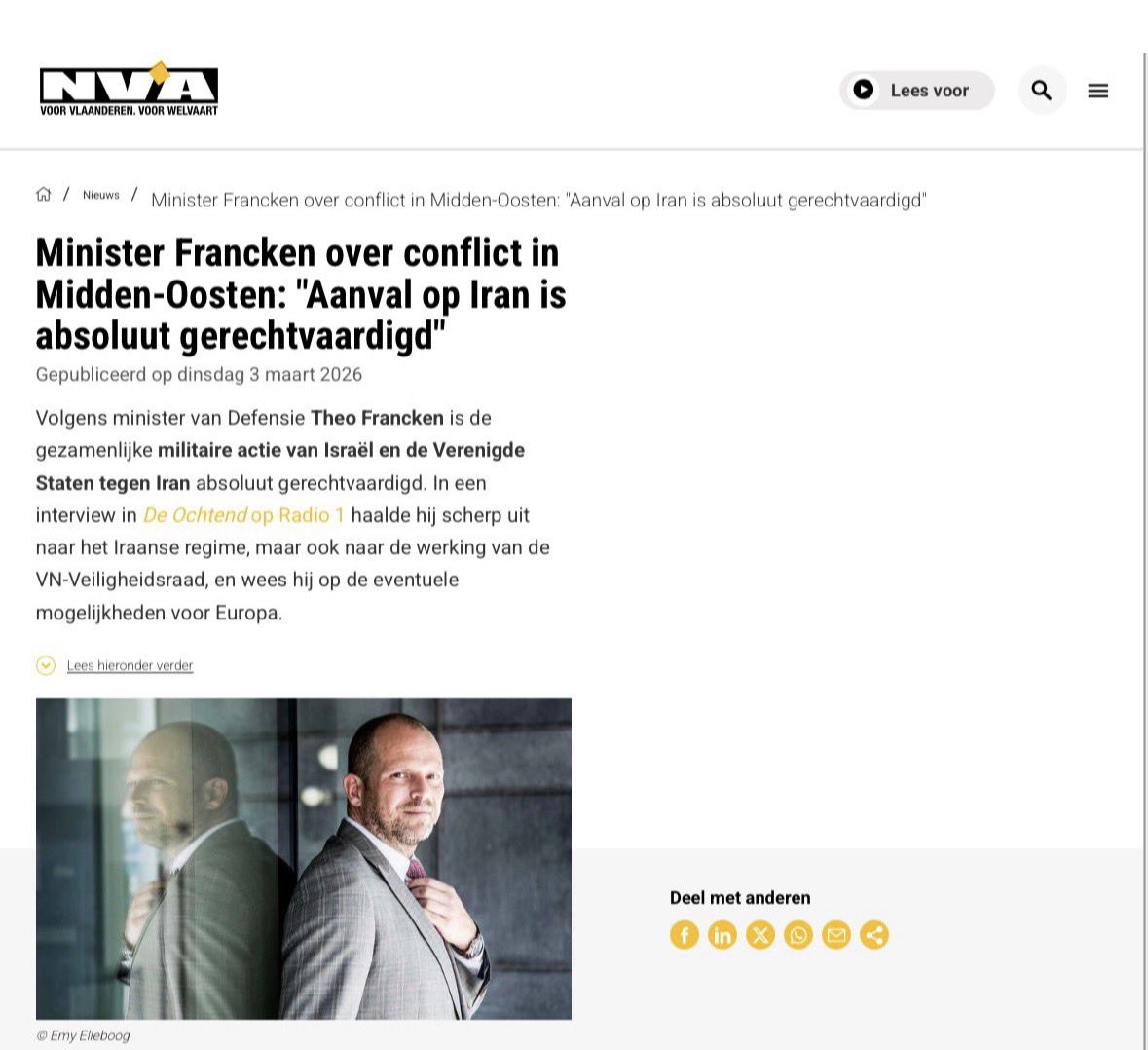 Vincent Van Quickenborne tweet media