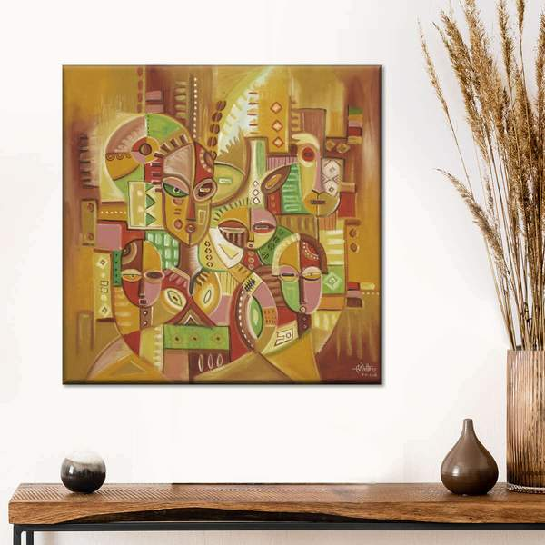 ArtCameroon's tweet image. Here are more views of this surreal family portait.
&amp;gt; &amp;gt; artcameroon.com/happy-family-g…
The Happy Family XII
64 x 66 cm
25 x 26 in
$900 original / $165 art print
All sales benefit only the starving artist in civil war Cameroon
#AfricanArt #family #surrealism #surrealart #oilpainting