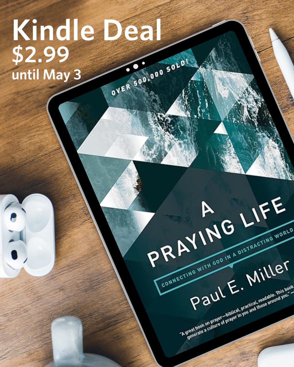 seeJesus's tweet photo. "A Praying Life" is just $2.99 this week only. 🙏

Get the eBook at Amazon and all major eBook retailers. (Until May 3.)

Purchase on Amazon: https://t.co/oorBnfc1P1 https://t.co/UZRWgRiKI2
