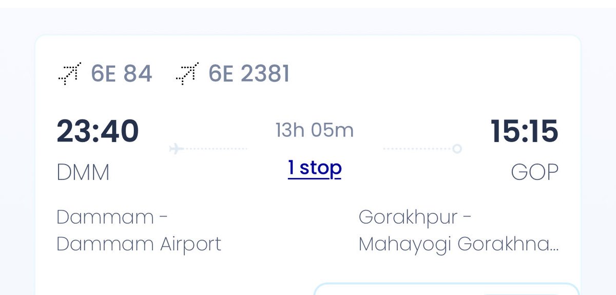 BADAR1008's tweet photo. @IndiGo6E could you choose this flight for plan B at 12th May 2026 https://t.co/JPMnVd8djg