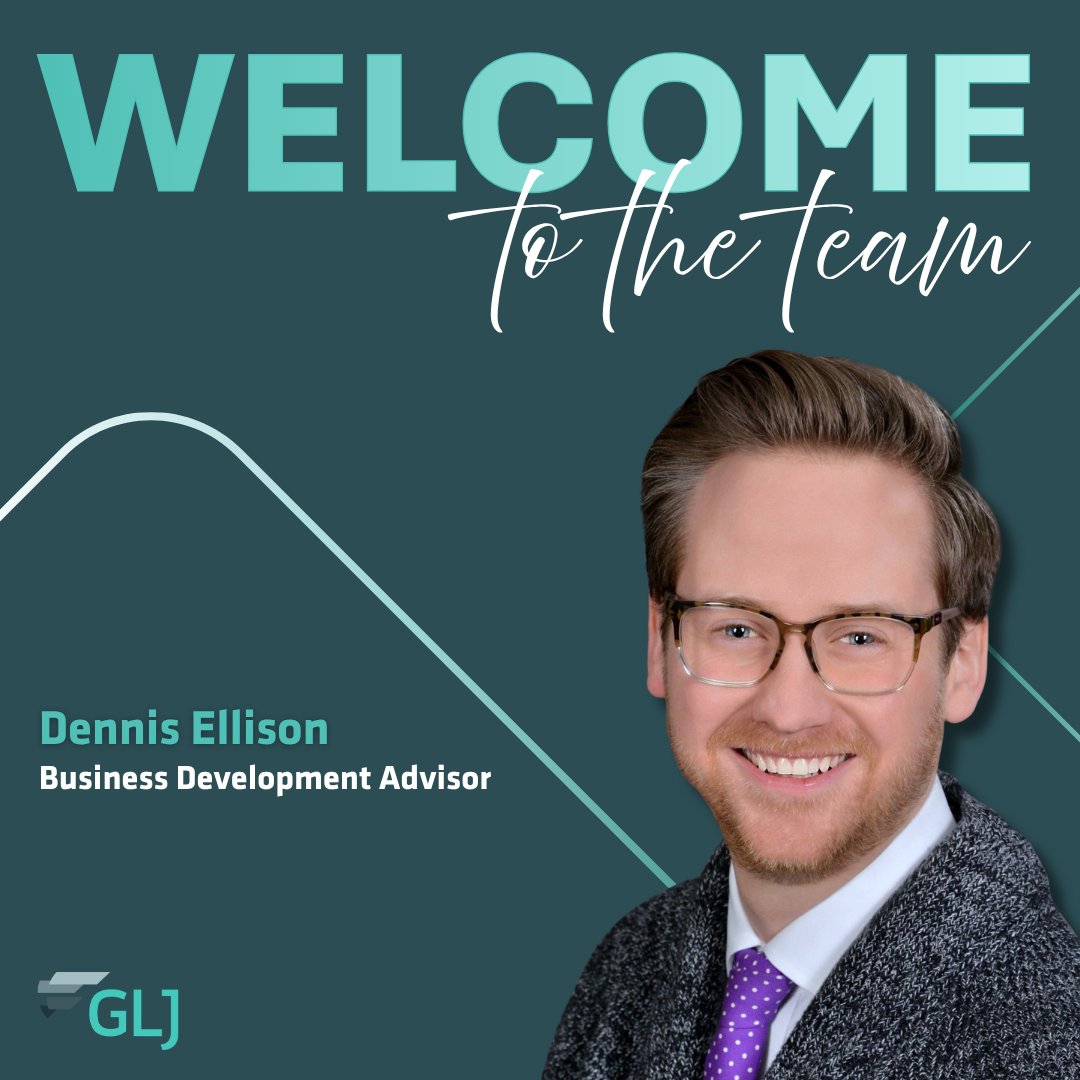 GLJPC's tweet image. @GLJPC welcomes Dennis Ellison as our new Business Development Advisor. With 13+ years of experience, Dennis brings a collaborative, solutions-focused approach that turns complex challenges into clear, practical outcomes for clients. Welcome to #GLJ,  Dennis! #NewHire #Growth