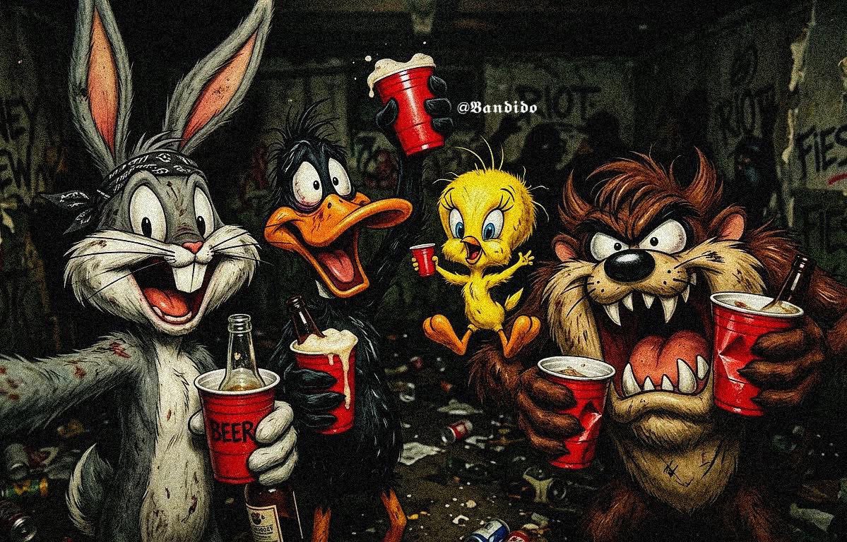 Meu bonde está cheio de loucos, mas todos leais.