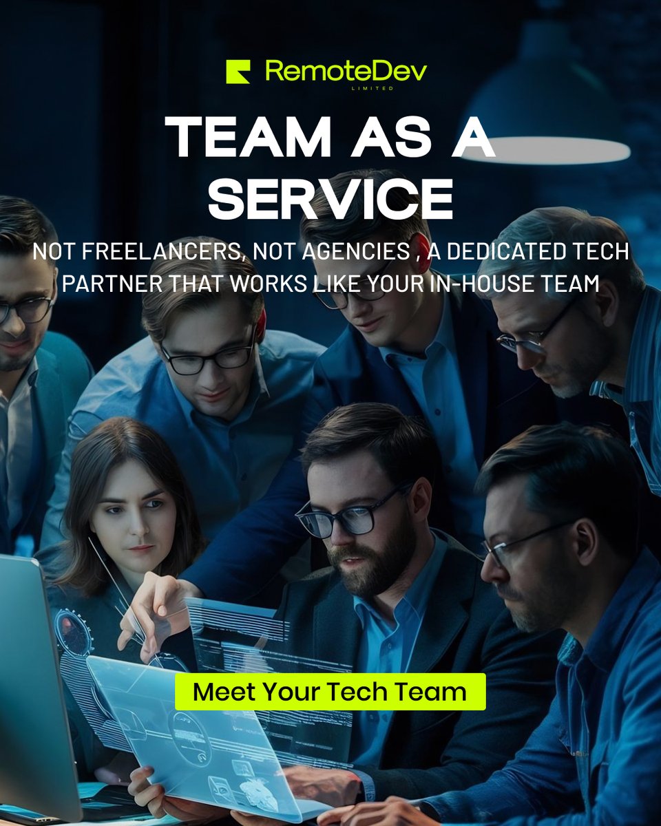 remotedevuk's tweet image. RemoteDev isn’t outsourcing.We embed like an in-house team, aligning with your goals, timelines, and culture.  

#StartupGrowth #TechStartups #ProductDevelopment #RemoteTeams
#SoftwareDevelopment #BuildInPublic