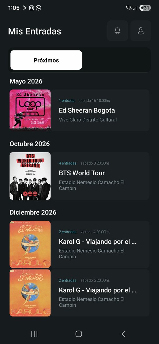 𝐂𝐚𝐥⁷ 🇨🇴 IS SEEING BTS 💜 tweet media