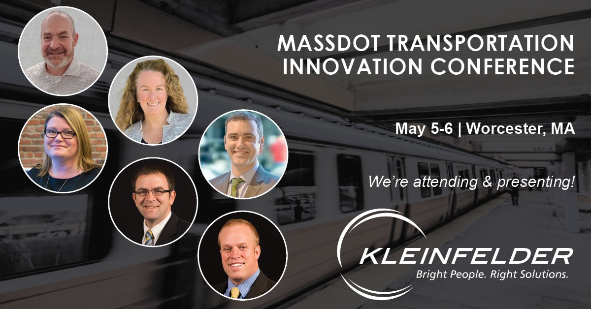 KleinfelderHQ's tweet image. We’re attending next week’s @MassDOT Innovation Conference!

Attending too? Catch our #presentation, “Ground Truth: Geotechnical Innovation &amp;amp; Smart Monitoring for Resilient Transportation Infrastructure” on 5/5 (Concurrent Session 4, Room A).

#WeAreKleinfelder #Transportation
