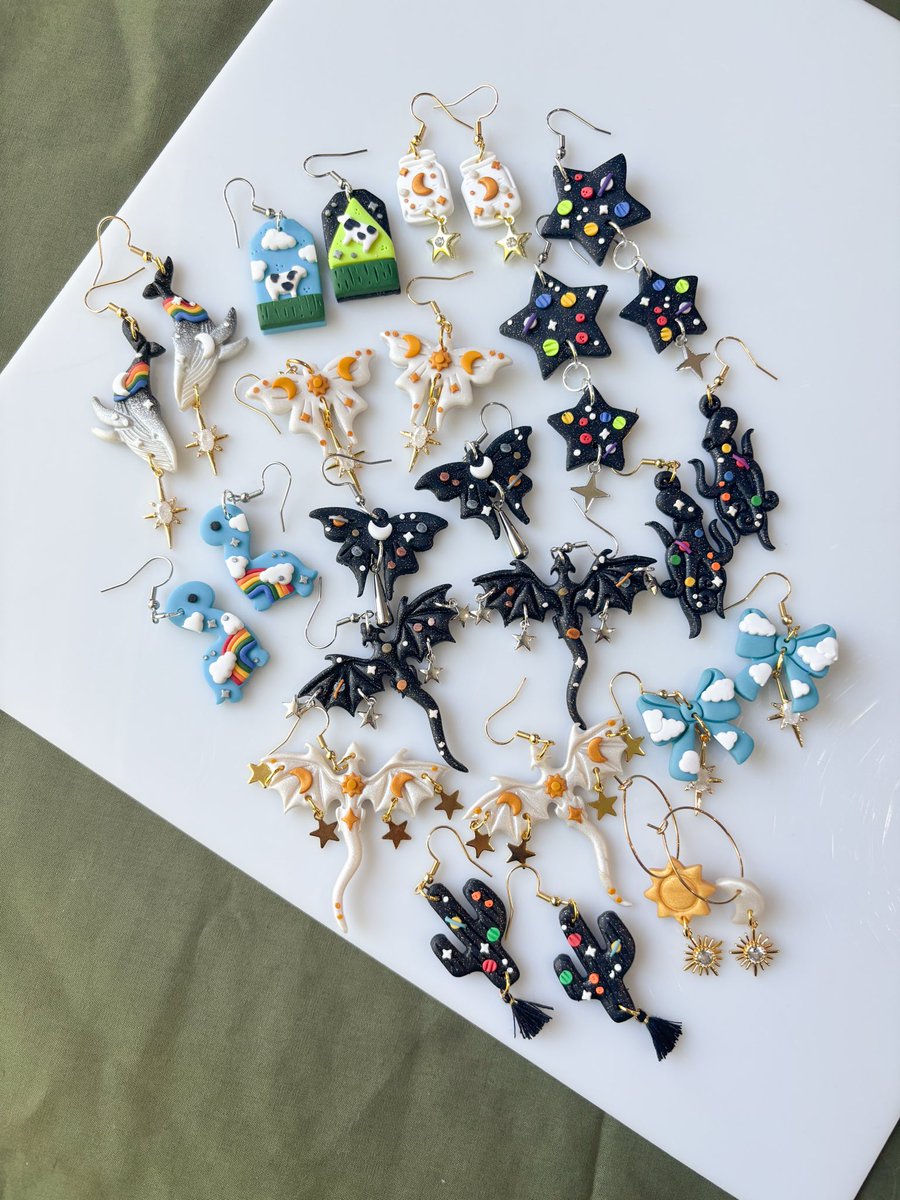 aimee makes earrings • tweet media