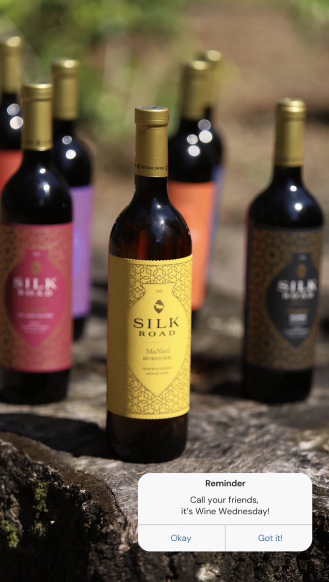 SilkRoadWines's tweet image. It’s Wine Wednesday!
What’s in your glass tonight — red, white, or amber? 🍷

#WineWednesday #WineLover #WineTime #Reminder #SilkRoadWines